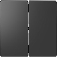 Лицевая панель Schneider Electric Merten D-Life для 2-кл. выключателя антрацит 